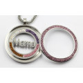 316L Stainless Steel Locket Pendant with Mana Coin Inside for Gift
